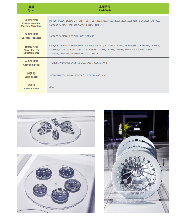 特殊用鋼（合金 軸承 ...）